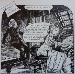 Detail of Manara's talent in the year 1970 Detail of Manara's talent in the year 1970
