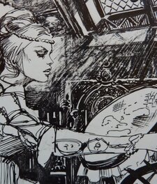 Detail of Manara's talent in the year 1970 Detail of Manara's talent in the year 1970