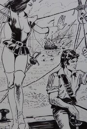 Detail of Manara's talent in the year 1971