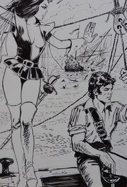 Detail of Manara's talent in the year 1971 Detail of Manara's talent in the year 1971