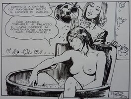 Detail of Manara's talent in the year 1971