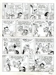 Simon Léturgie - 2011 - Gastoon, "Gaffe au neveu!" - Planche originale