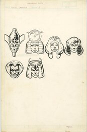 Mike Mignola - Ohotmu #5 : Heliopolis Gods - Original Illustration