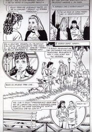 Morale - Fumetto test, fin n°1 - Magazine Jeans n°18, Elvifrance - Planche originale