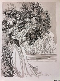 Agnès Maupré - Milady - Original Illustration