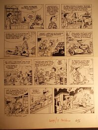 Marc Wasterlain - Le Docteur Poche, « Le Pivert Jaune pâle », planche 3, 1977. - Comic Strip