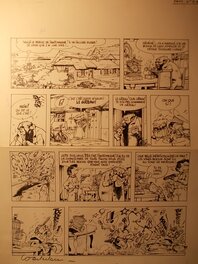 Marc Wasterlain - Le Docteur Poche, « Le Pivert Jaune pâle », planche 9, 1977. - Comic Strip