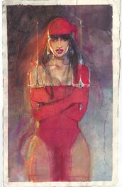 Bill Sienkiewicz - Elektra - Commission - Original Illustration