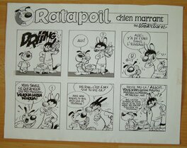 Marc Wasterlain - Ratapoil, planche 0, 1989. - Planche originale