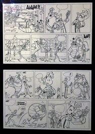 Fabrice Parme - 2008 - Spirou - page 29 - Panique en Atlantique - Planche originale