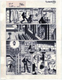 Bruno Gazzotti - Soda, "Fureur chez les saints", pl. 20 - Planche originale