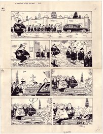 Daniël Kox - L'agent 212 pl. 47A - Planche originale