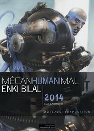 Affiche et calendier de l'exposition Mécanhumanimal, en 2014 aux Arts et Métiers