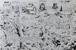 Jacques Lamontagne - Double page 44 45 Druides tome 9 - Comic Strip