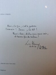 Signature du scénariste