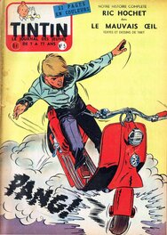 Couverture Tintin - Annonce de l'histoire Couverture Tintin - Annonce de l'histoire