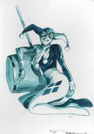 Fernando Dagnino - Fernando Dagnino Harley Quinn - Original Illustration