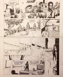 Franz - Brought  tome2 la Renarde - Planche originale