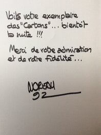 Lettre du dessinateur