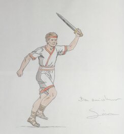 Dédicace de simon dans Alix