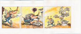 Marc Hardy - Pierre Tombal, concours Lucky Luke, pour le journal Spirou. - Original Illustration