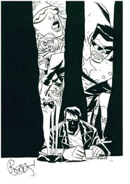 Michael Avon Oeming - Michael Avon Oeming, Powers 3rd series cover nr.5 - Couverture originale