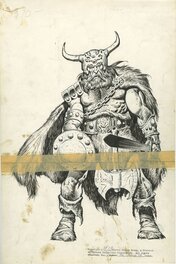 John Buscema - Conan the Barbarian # 36 page 17 verso - Planche originale