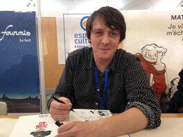 Laurent Astier au BD Boum 2016 à Blois Laurent Astier au BD Boum 2016 à Blois