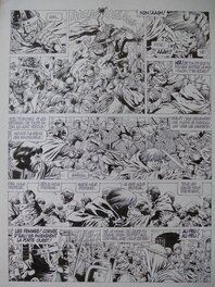 Jean-Yves Mitton - Chroniques Barbares tome 1 planche 25 - Planche originale