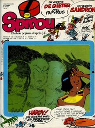 Couverture du Spirou n° 2108 annonçant les "râtisseurs"... Hardy en vedette! Couverture du Spirou n° 2108 annonçant les "râtisseurs"... Hardy en vedette!