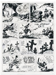 Marc Hardy - Pierre Tombal, gag 381. - Planche originale