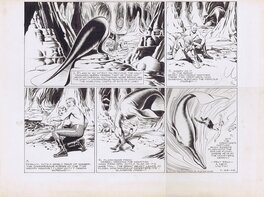 Alex Raymond - Flash gordon Sunday 7/26/42 by Alex Raymond - Planche originale