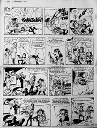 Jean-Claude Fournier - Spirou et Fantasio, L'Ankou - Comic Strip