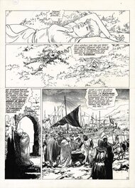 Grzegorz Rosinski - Complainte des Landes Perdues - Blackmore - Planche originale