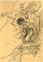 Lionel Marty - Tarzan of the Apes - Original art