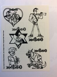 Planche d'autocollants Planche d'autocollants