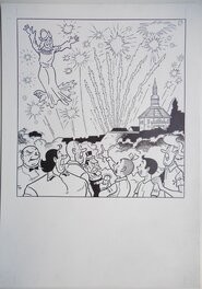 Luc Morjaeu - Suske en Wiske - Illustration originale