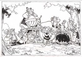 Oscar Martin - Asterix - Illustration originale