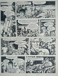 William Vance - Bob MORANE-PANNE SECHE A SERADO - Planche originale