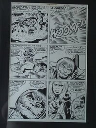 Jack Kirby - Kamandi 28 pag.18 - Illustration originale