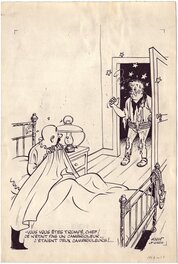 Dog Bull & Kid Ordinn, cover du journal Tintin, recueil 40, n° 28.