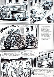 Maxime Roubinet - Trois des Chindits - Episode indéterminé, parution dans CAP 7 en 1962 - Planche originale