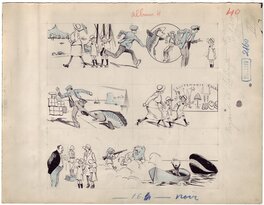 René Giffey - Nigaude & Malicette, album 4, pl. 40. - Comic Strip