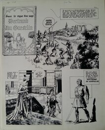 Julio Ribera - Histoire de France en BD - Tome 8 planche n°1 - Planche originale