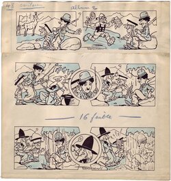 Raoul Thomen - Charlot, album 2, "Les bonnes farces de Charlot", pl. 48. - Comic Strip