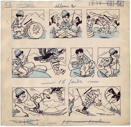 Raoul Thomen - Charlot, album 2, "Les bonnes farces de Charlot", pl. 52. - Comic Strip