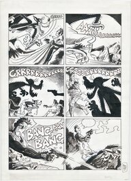 Jordi Bernet - Torpedo, "Devine qui va morfler ce soir? (Qui a peur du grand méchant loup, p. 4). - Planche originale