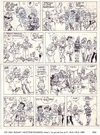 Denis Bodart - Nicotine Goudron, tome 1, "Le jeu de l'oie", pl. 3. - Planche originale