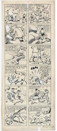 Maurice Cuvillier - Sylvain et Sylvette, pl. 5, dans Fripiounet et Marisette N°5, 1953. - Planche originale