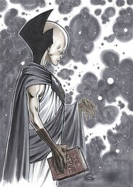 Sylvain Guinebaud - Fanart-Uatu le Gardien - Œuvre originale